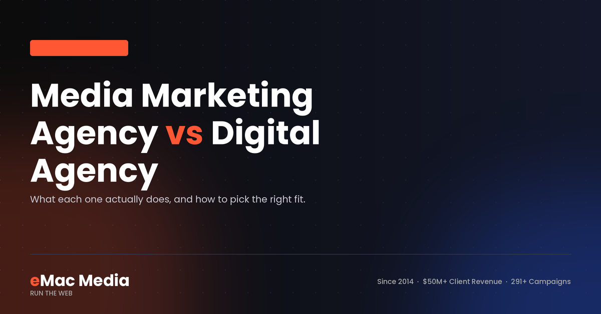 What Is a Media Marketing Agency and How Is It Different From a Digital Agency
